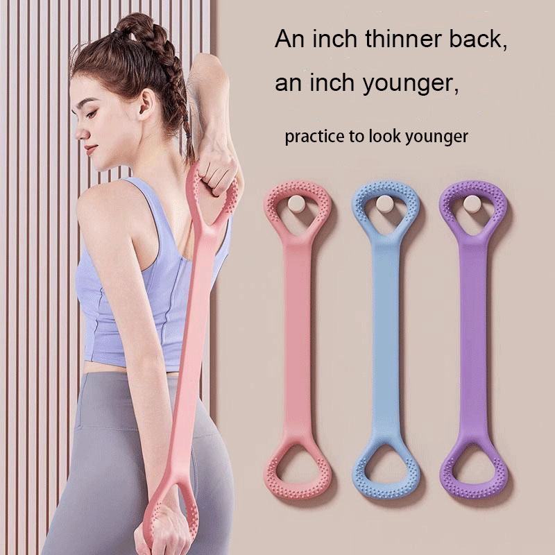 Pilates Yoga For Weight Loss - Fitness Elastic Belt Arm Back Training