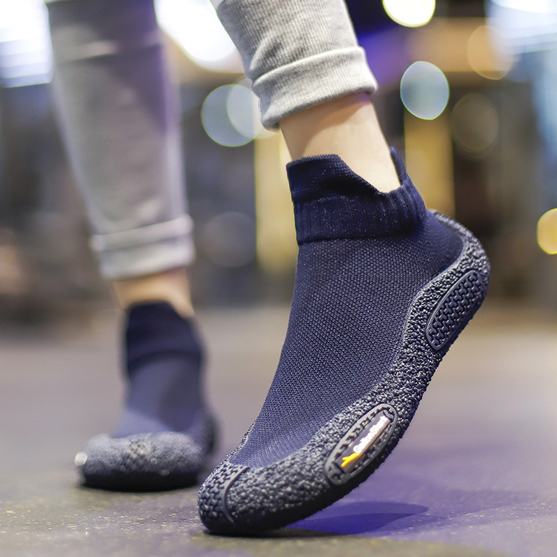 Pilates Yoga Footwear - GallonShark Indoor Barefoot Sock Shoes Knit
