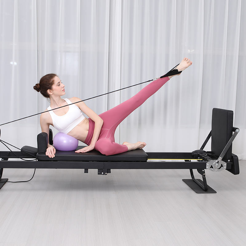 Pilates Yoga For Weight Loss - Large Folding Pilates Reformer Equipment Core