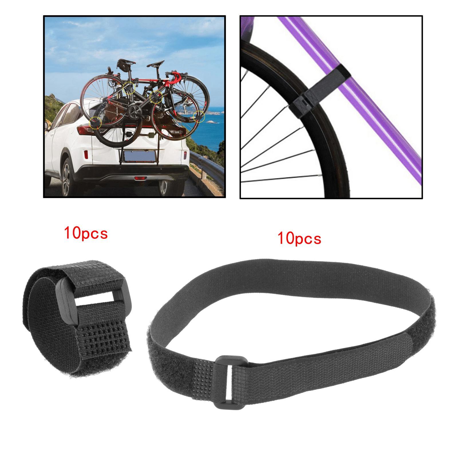 Mat Pilates Yoga - 10 Pieces Adjustable Bike Rack Strap