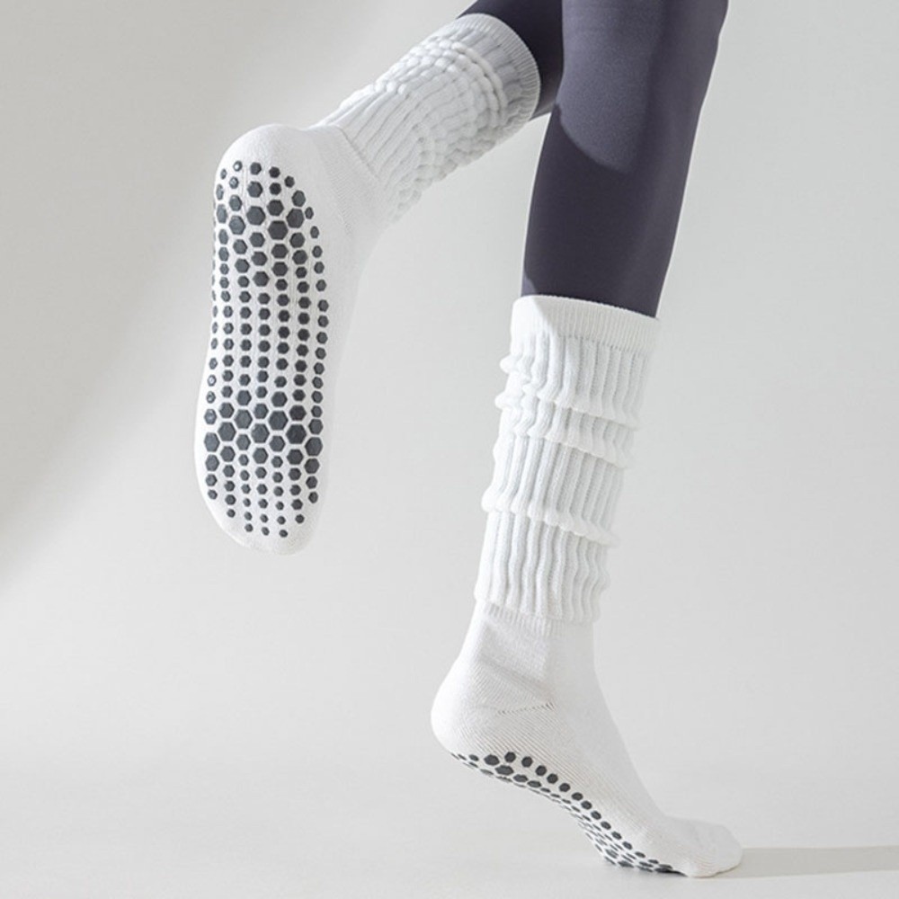 Pilates Yoga Footwear - New Solid Color Yoga Socks Silicone