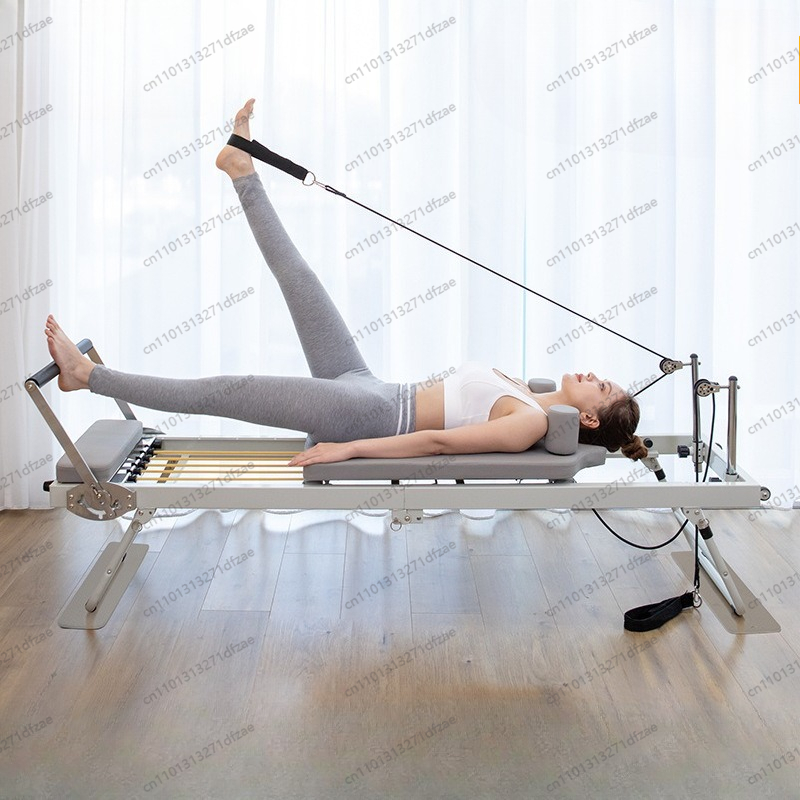 Pilates Yoga For Weight Loss - Large Folding Pilates Reformer Equipment Core