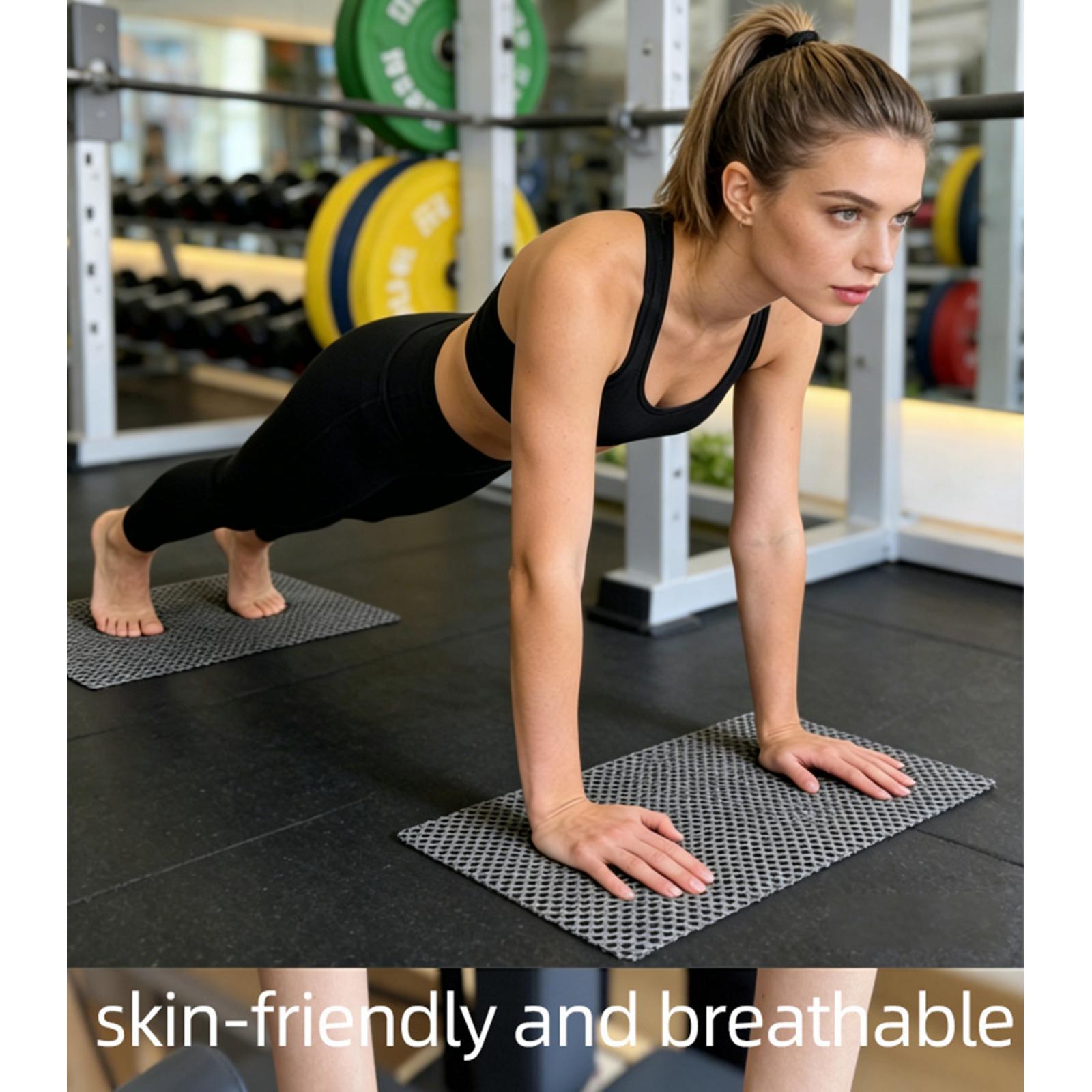 Mat Pilates Yoga - 2Pcs/Set Pilates Nonslip Mat Stable PVC