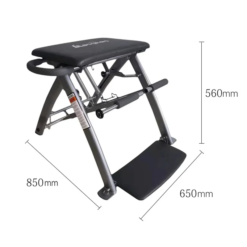 Pilates Yoga Chair - Pilates Steady Chair Equipment 3-speed Adjustment