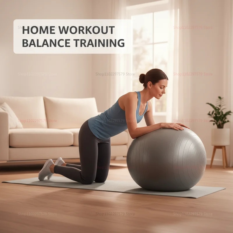 Anti-Burst Yoga Ball with Pump - Pilates Yoga Chair review and price