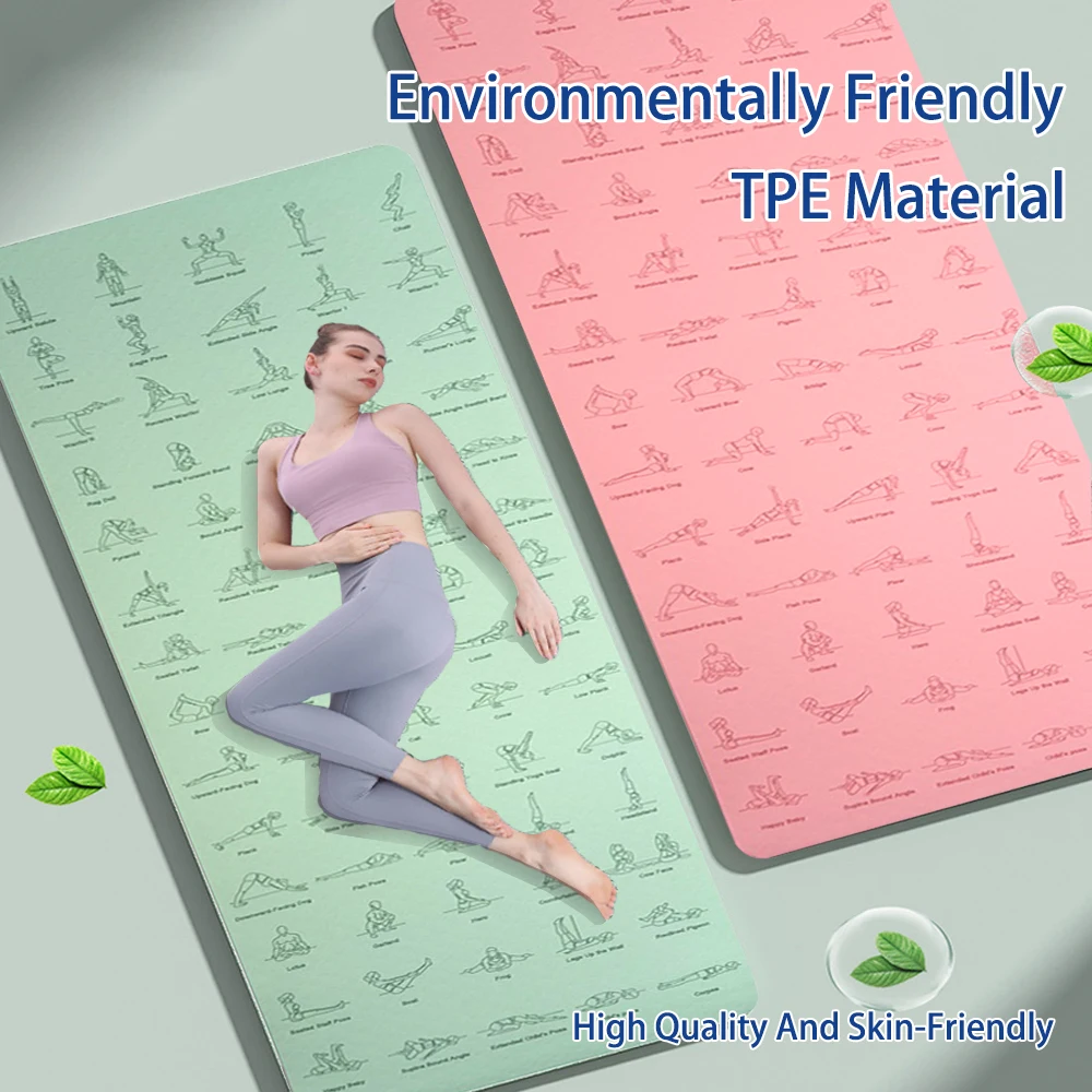 6mm Dikke Yoga Anti Slip Mat P - Pilates Yoga Movement review and price