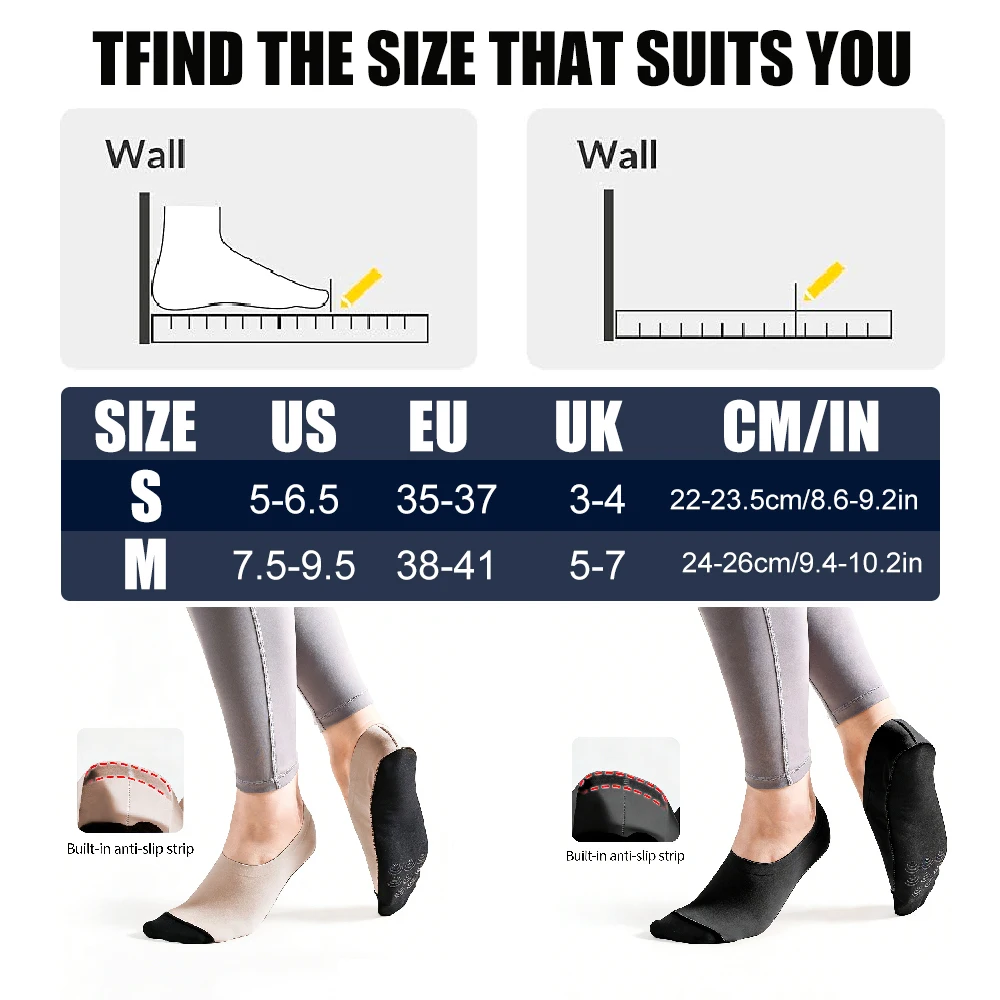1Pair Grip Non Slip Socks, Yog - Pilates Yoga Footwear review and price