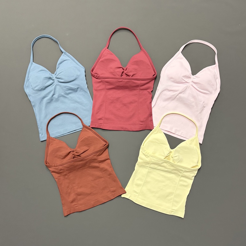 Gym Women Sports Tank Top Seam - Yoga Strap Cotton review and price