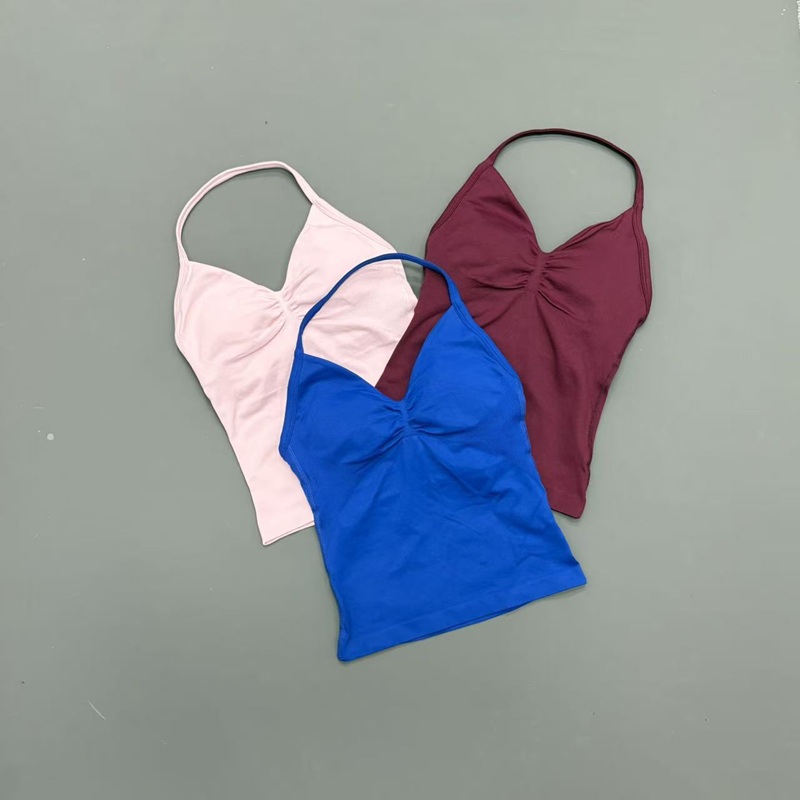 Gym Women Sports Tank Top Seam - Yoga Strap Cotton review and price