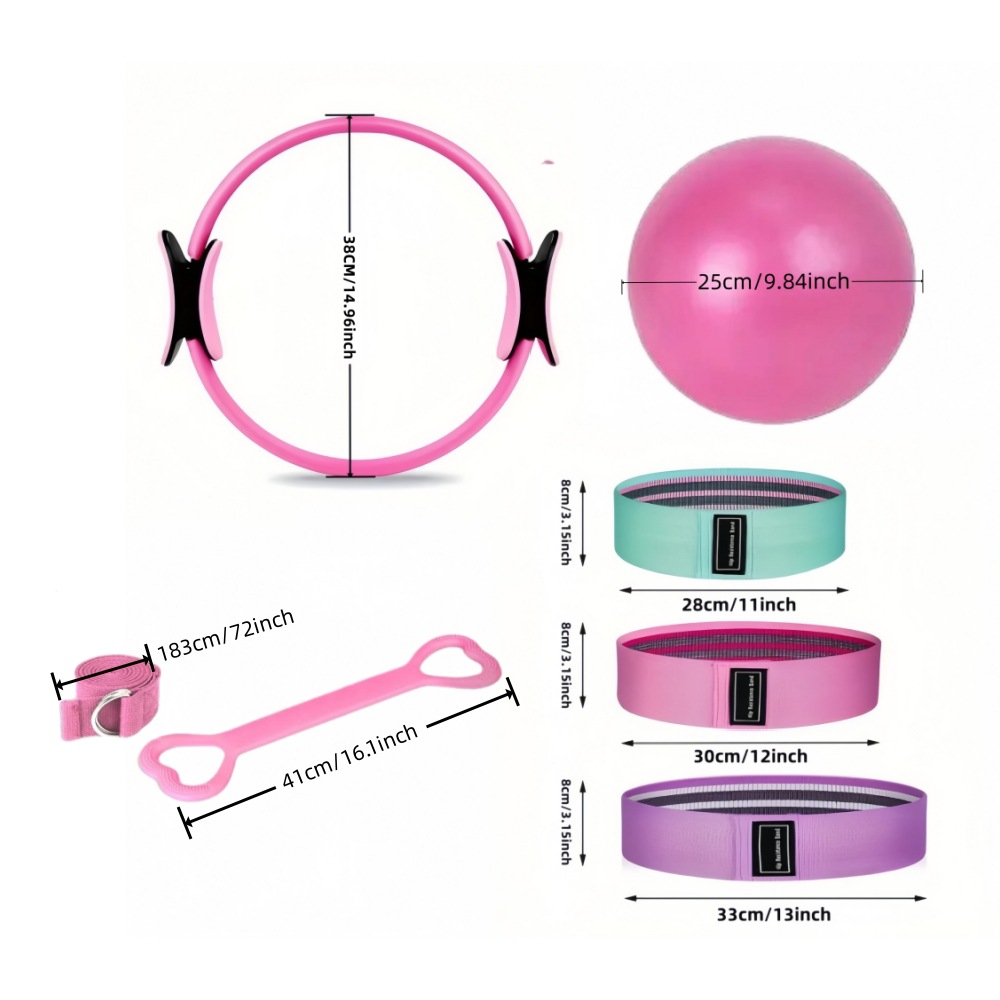 8-piece Pilates Ring Ring Set  - Pilates Yoga Ring review and price