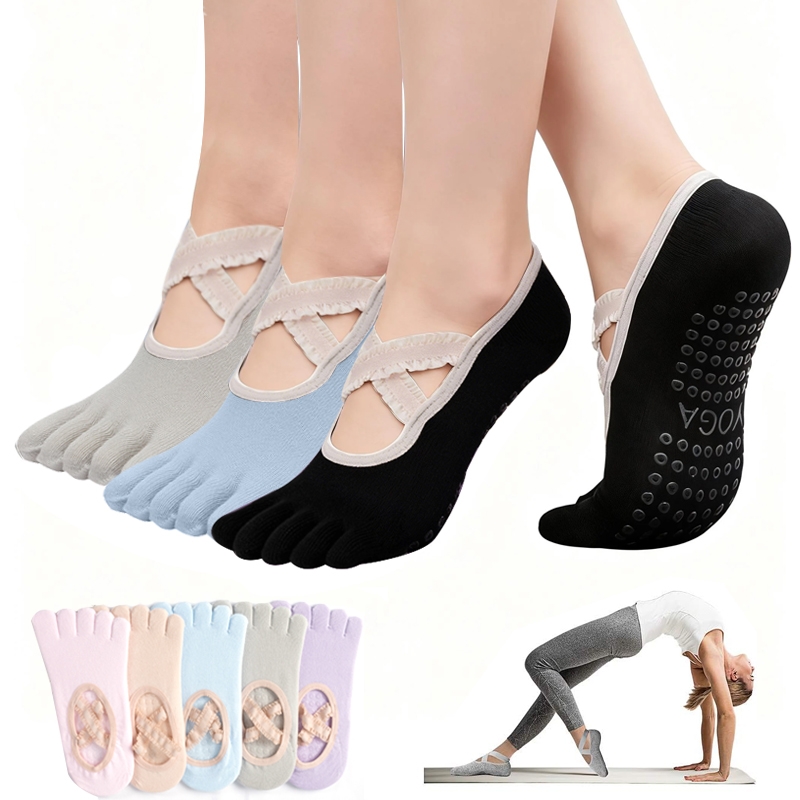 Ladies Non-Slip Pilates Socks  - Pilates Yoga Studio review and price