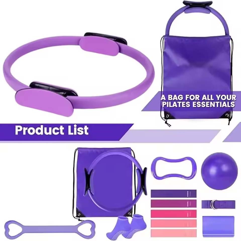 13Pcs/Set Yoga Circle Gym Set  - Pilates Yoga For Weight Loss review and price