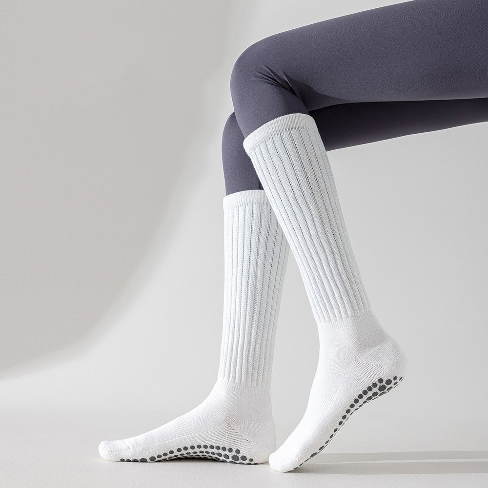 New Solid Color Yoga Socks Sil - Pilates Yoga Footwear review and price