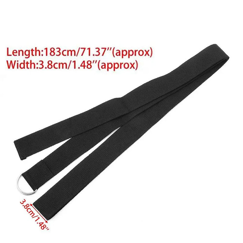 183*3.8cm Yoga Strap Cotton Ex - Pilates Yoga Ring review and price