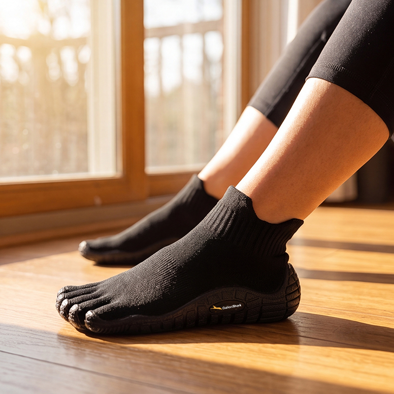 GallonShark Five-Toe Sock Bare - Pilates Yoga Footwear review and price