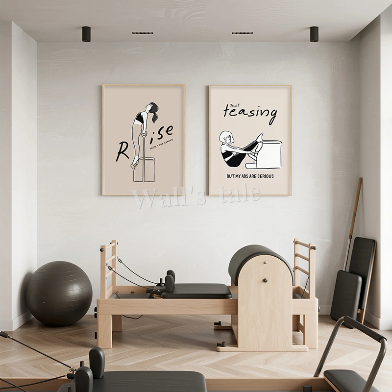 Pilates Pose Art Prints Modern - Pilates Yoga Movement review and price