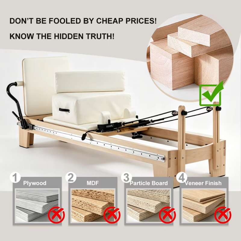 Professional Adjustable Wood P - Pilates Yoga Studio review and price