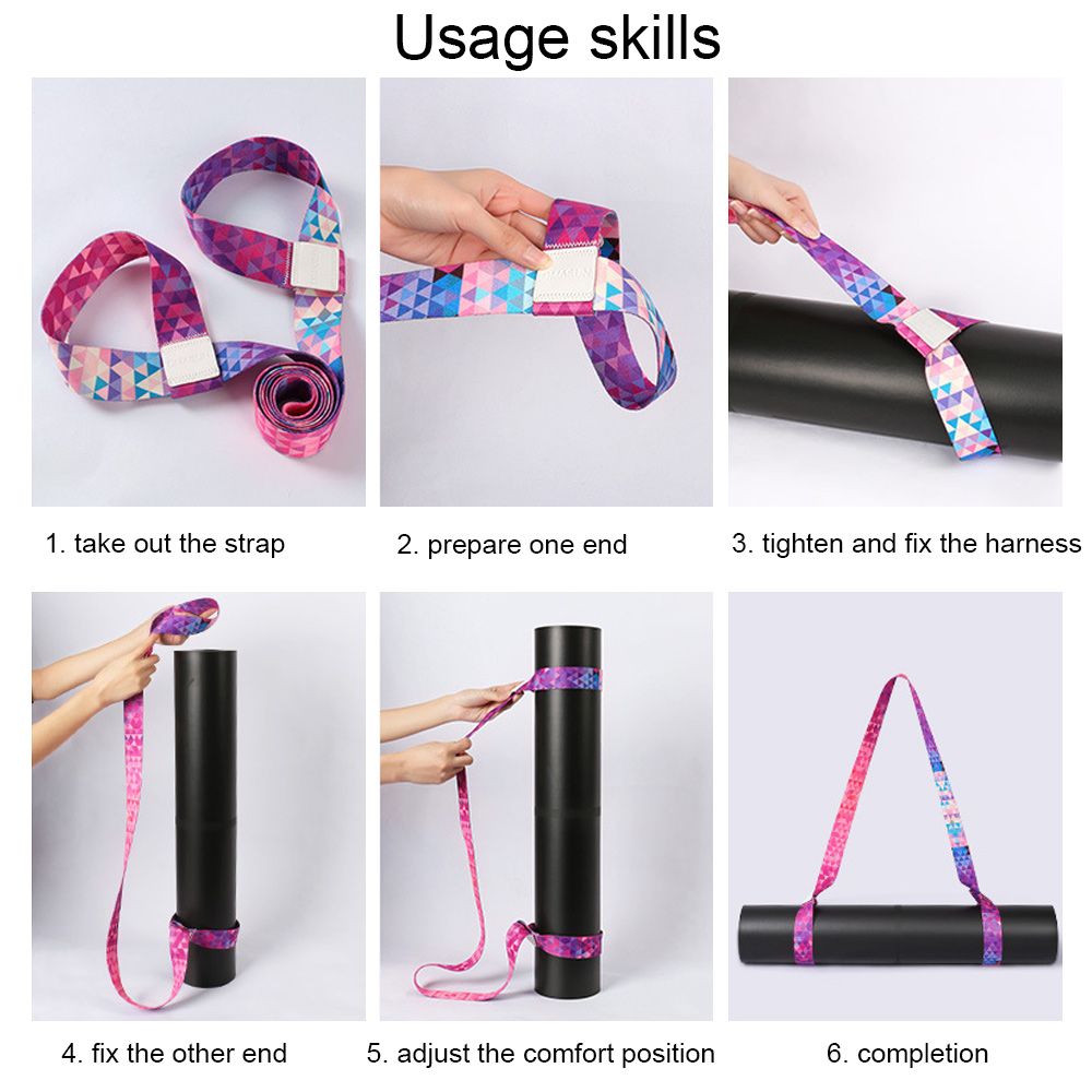 Multicolor Yoga Mat Strap Belt - Mat Pilates Yoga review and price