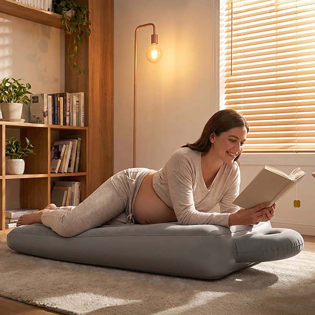 Inflatable Pregnancy Pillow Yo - Pilates Yoga Studio review and price