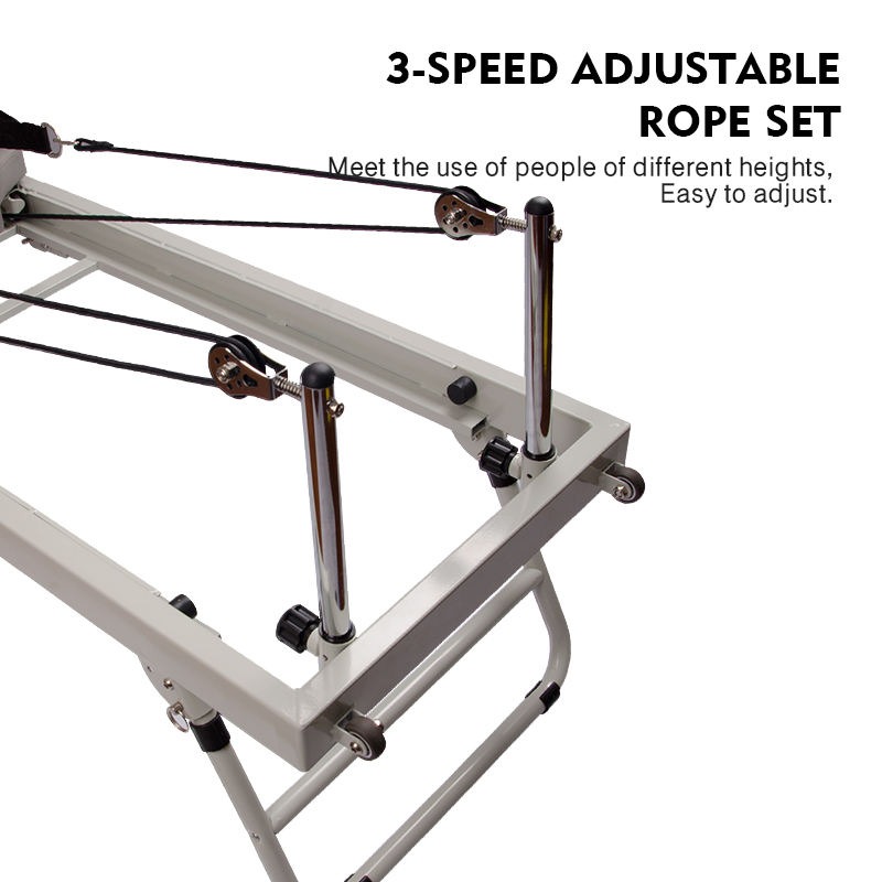 Large Folding Pilates Reformer - Pilates Yoga For Weight Loss review and price